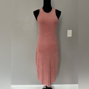 Young, Fabulous, & Broke distressed pinkish tank dress size medium